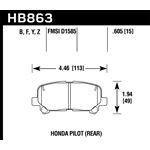 Hawk Performance HPS 5.0 Brake Pads (HB863B.605)