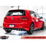 AWE Track Edition Exhaust for MK7 Golf R - Chro-3