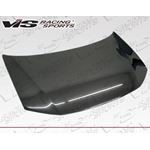 VIS Racing OEM Style Black Carbon Fiber Hood