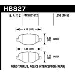 Hawk Performance HPS 5.0 Brake Pads (HB827B.653)