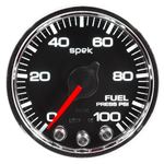 AutoMeter Spek-Pro Gauge Fuel Press 2 1/16in 100ps