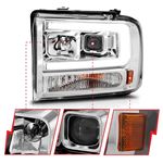 Anzo Projector Headlight Set for 2005 Ford Excur-3