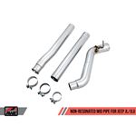 AWE Non-Resonated Mid Pipe for Jeep JL/JLU 2.0T-3