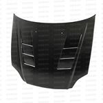 TS-style carbon fiber hood for 1999-2000 Honda Civic