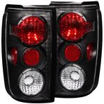ANZO 1997-2002 Ford Expedition Taillights Black (2