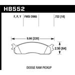 Hawk Performance Super Duty Brake Pads (HB552P.722