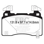 EBC Greenstuff 2000 Series Sport Brake Pads (DP-3