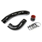 HPS Black Reinforced Silicone Intercooler Hose Kit