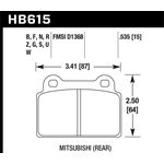 Hawk Performance HPS Brake Pads (HB615F.535)