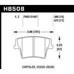 Hawk Performance HPS Brake Pads (HB508F.586)