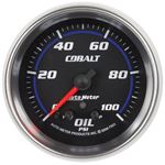 AutoMeter Cobalt Oil Pressure Gauge 2 5/8in 100PSI