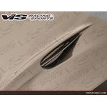 VIS Racing A Tech Style Black Carbon Fiber Hood-3