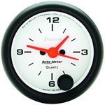 AutoMeter Phantom 52mm 12V Electronic Clock Gauge(
