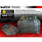 VIS Racing JS 2 Style Black Carbon Fiber Hood