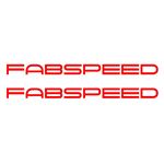Fabspeed Motorsport Die-Cut Decals (FS.DECSET.R-3