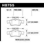 Hawk Performance HPS 5.0 Brake Pads (HB755B.620)