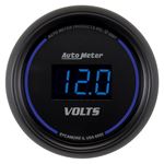 AutoMeter Cobalt Digital 52.4mm Black Voltmeter(69