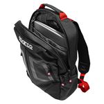 Sparco Stage Series Backpack, Black/Red (016440N-3