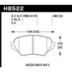 Hawk Performance HP Plus Brake Pads (HB522N.565)