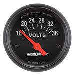 AutoMeter Z-Series 2-1/16in 16-36 Volts Electric V