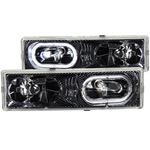 ANZO 1988-1998 Chevrolet C1500 Crystal Headlights