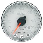 AutoMeter Spek-Pro Gauge Voltmeter 2 1/16in 16V St