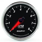 AutoMeter Designer Black II 3 3/8in 8000 RPM In-Da