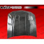 VIS Racing Mach 1 Style Black Carbon Fiber Hood-3