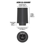 AEM DryFlow Air Filter (21-2059BF)