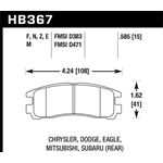 Hawk Performance HPS 5.0 Brake Pads (HB367B.606)