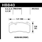 Hawk Performance HP Plus Brake Pads (HB840N.615)