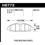 Hawk Performance HP Plus Brake Pads (HB773N.664)