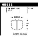 Hawk Performance ER-1 Disc Brake Pad (HB532D.570)
