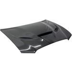 VIS Racing HC Style Black Carbon Fiber Hood