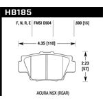 Hawk Performance Blue 9012 Brake Pads (HB185E.590)
