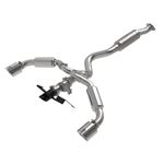 aFe Gemini XV 3in to 2-1/2in Cat Back Exhaust w/ P