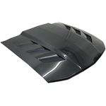 VIS Racing AMS Style Black Carbon Fiber Hood