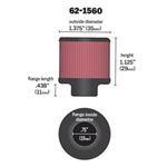 K and N Vent Air Filter/Breather (62-1560)
