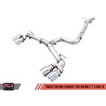 AWE Track Edition Exhaust for MK7 Golf R - Chrome