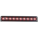 ANZO Universal 12in Slimline LED Light Bar (Red) (