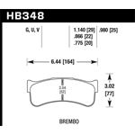 Hawk Performance DTC-70 Disc Brake Pad (HB348U1.14