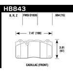 Hawk Performance HPS 5.0 Brake Pads (HB843B.604)