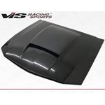 VIS Racing Stalker X Style Black Carbon Fiber Hood
