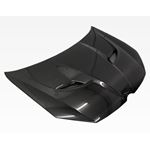 VIS Racing DTM Style Black Carbon Fiber Hood