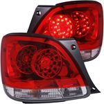ANZO 1998-2005 Lexus Gs300 LED Taillights Red/Clea