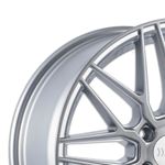 F1R F103 17x8.5 - Brushed Silver Wheel