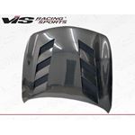 VIS Racing AMS Style Black Carbon Fiber Hood