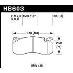 Hawk Performance DTC-60 Brake Pads (HB603G.616)