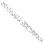 Nitrous Express NX WINDSHIELD DECAL 40" x 3