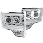 ANZO 2009-2014 Ford F-150 Projector Headlights w/
